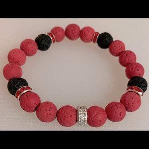 Black and Red fierce bracelet